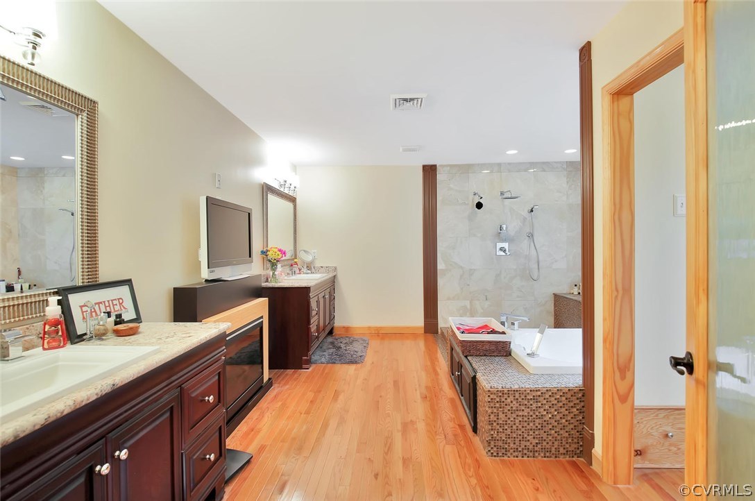1601 Point Of Rocks Road Chester, VA 23836 - Photo 10 of 20 Master Bathroom with two 5' Vanities with granite