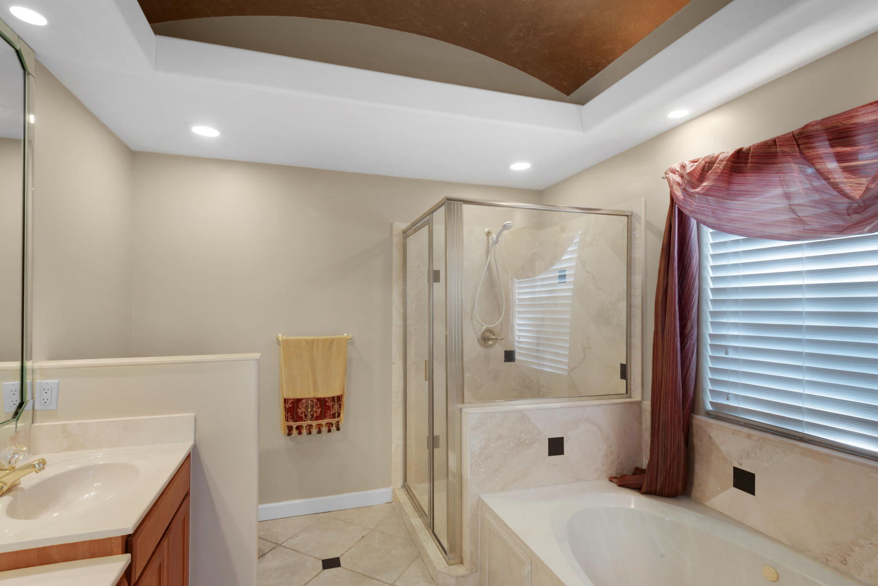 149 West Wild Briar Road Miramar Beach, FL 32550 - Photo 45 of 58 Master Bath with Barrel Ceiling