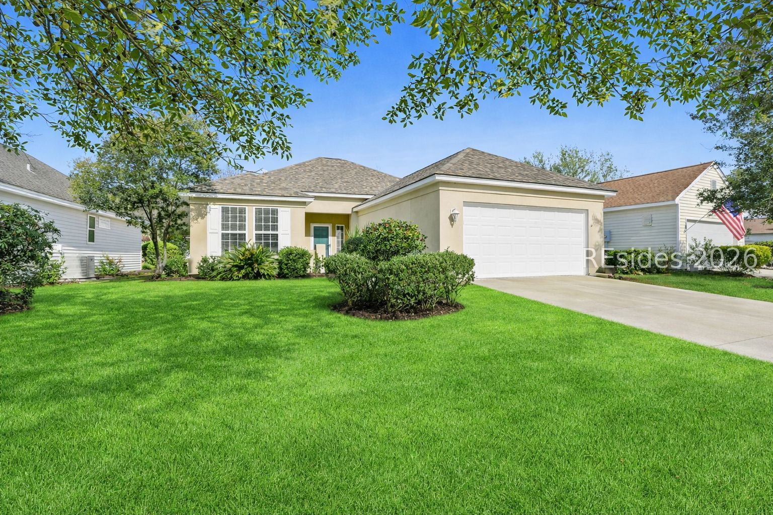 238 Colonel Thomas Heyward Road Bluffton, SC 29909 - Photo 3 of 88 Exterior image digitally enhanced with AI.
