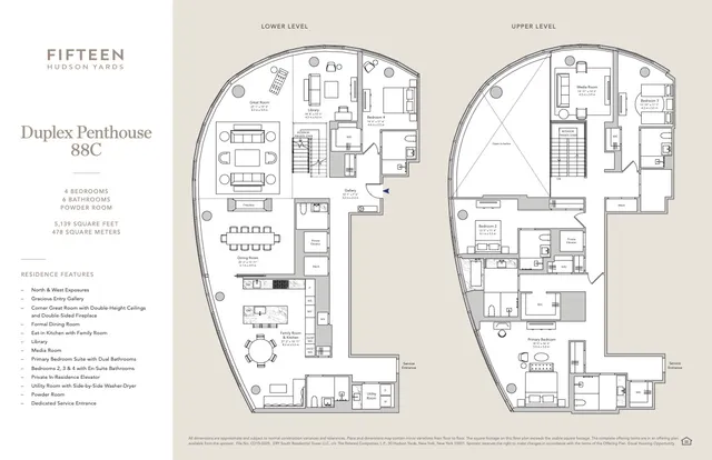 $22,950,000 | 15 Hudson Yards, Unit PH88C | Hudson Yards