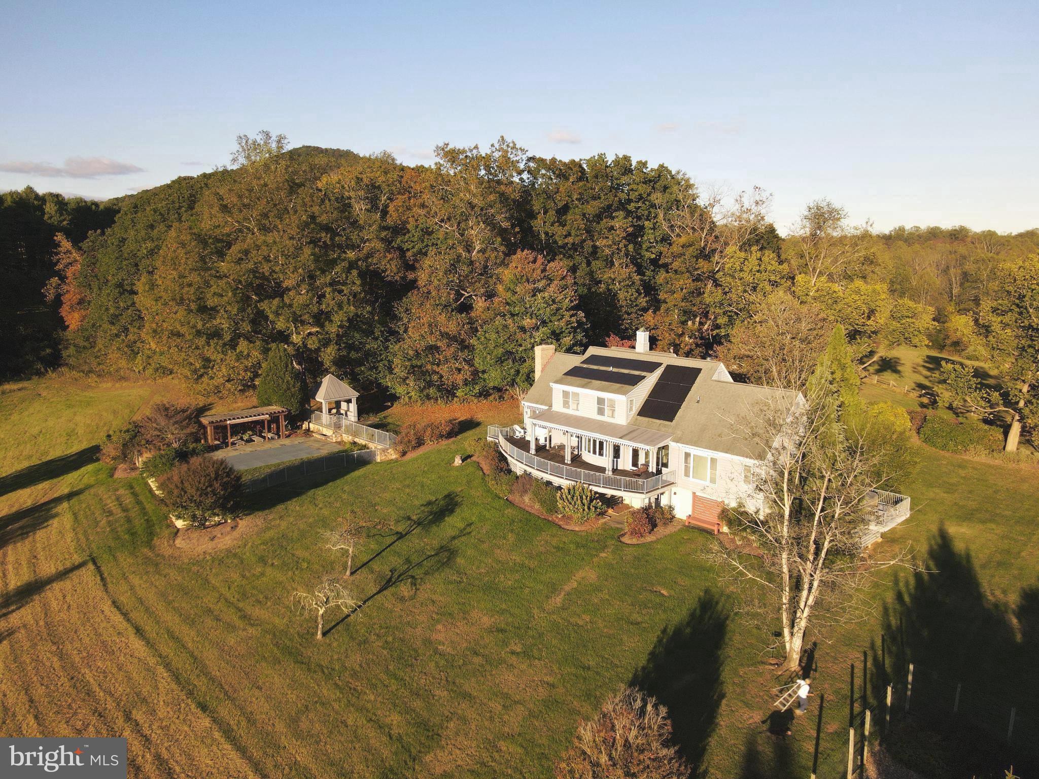 a view of a ocean with a mountain