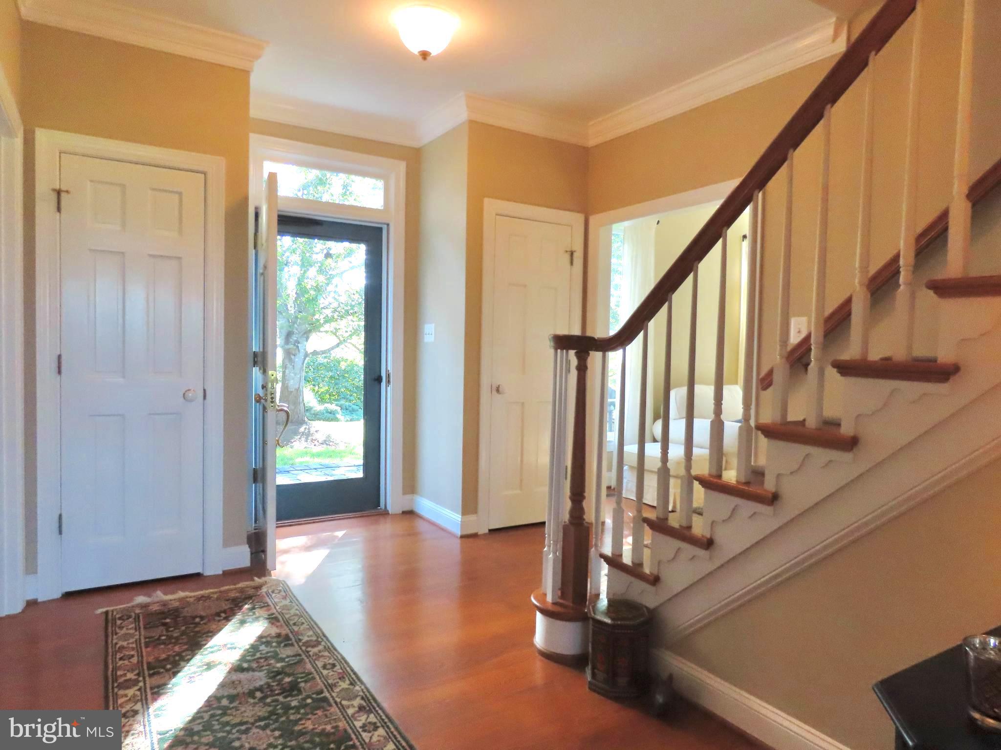 643 Richmond Road Amissville, VA 20106 - Photo 9 of 52 a view of an entryway with wooden floor and a window