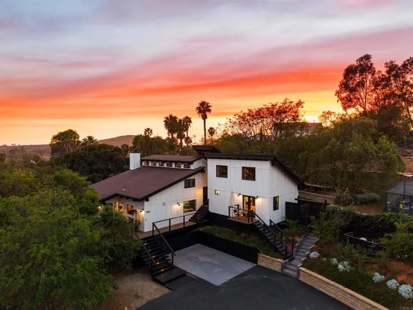 a view of a house with a outdoor space