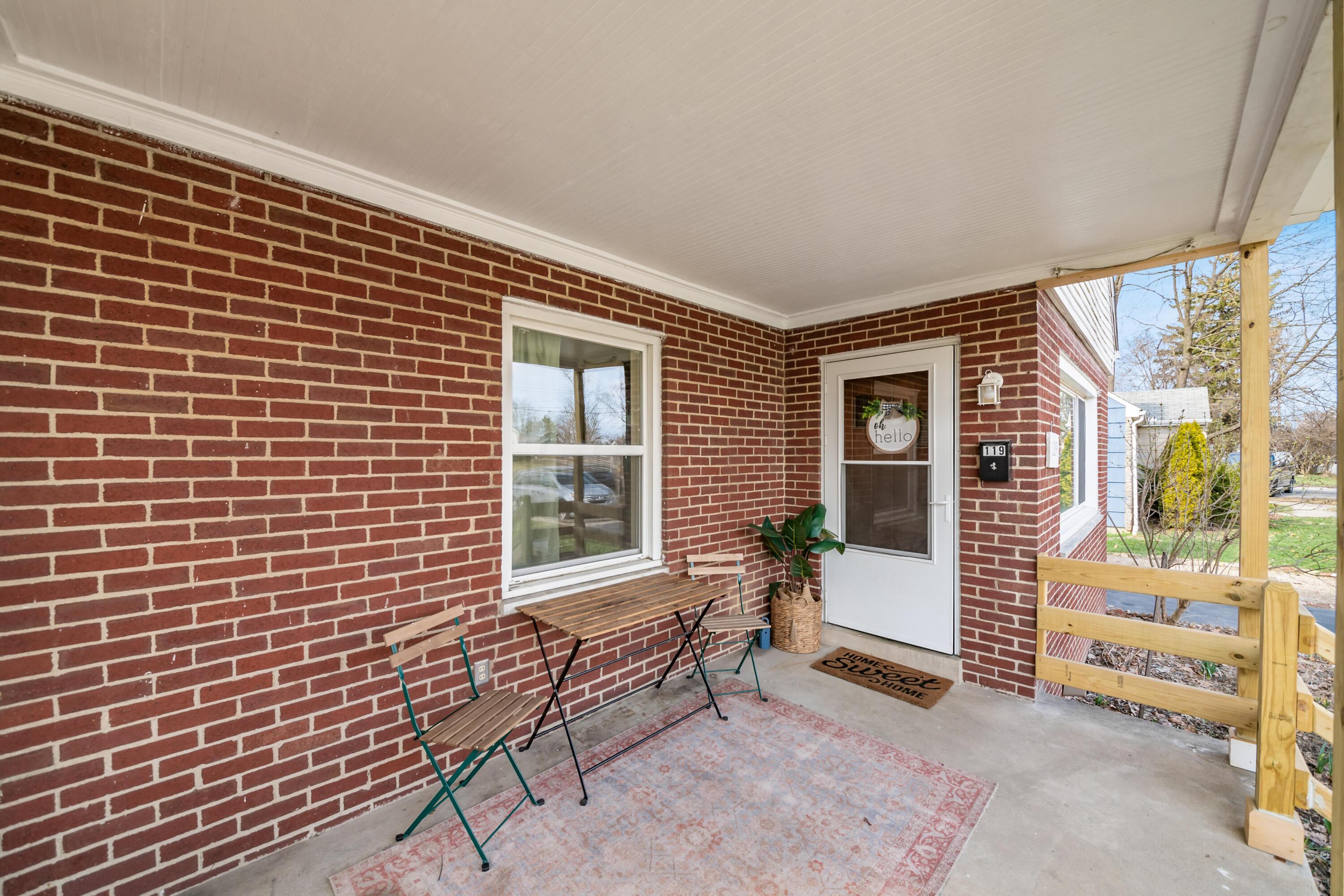 119 South James Road Columbus, OH 43213 - Photo 13 of 54 Great front porch. Wood can be stained or painted in the summer