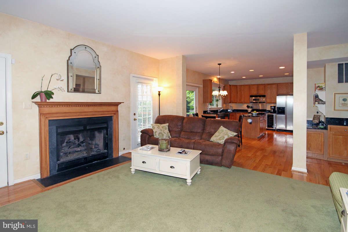 9801 Cresence Way Fairfax, VA 22032 - Photo 8 of 30 a living room with furniture and a fireplace