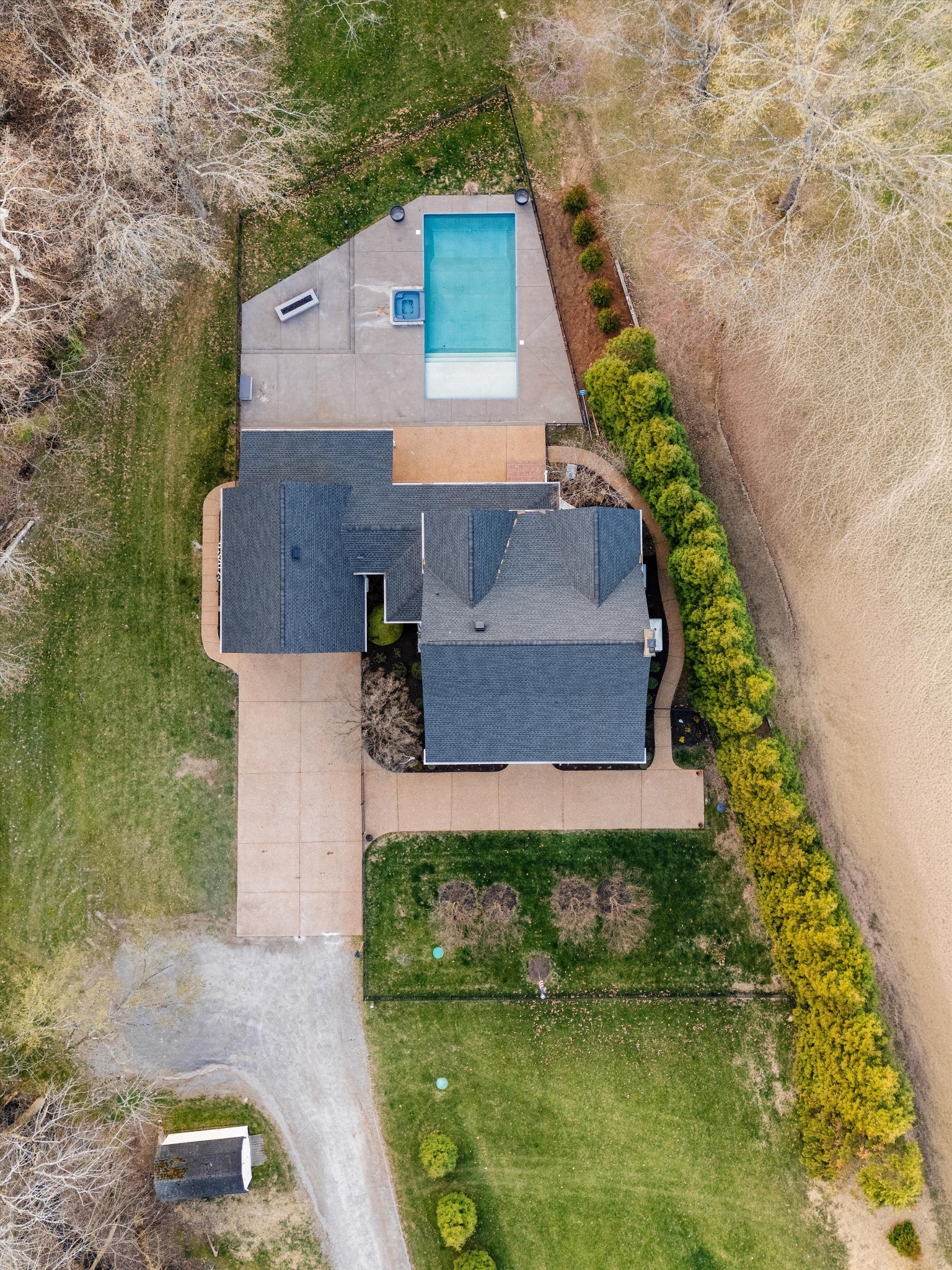3863 Saundersville Ferry Road Mount Juliet, TN 37122 - Photo 66 of 83 an aerial view of a house
