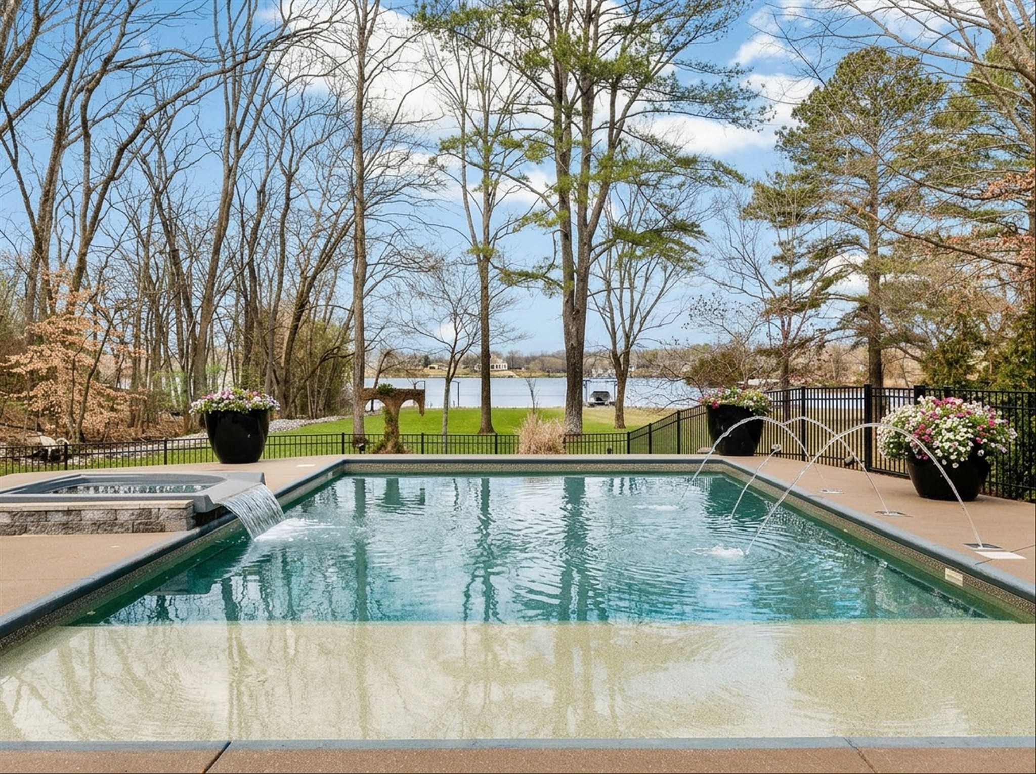 3863 Saundersville Ferry Road Mount Juliet, TN 37122 - Photo 9 of 83 a view of a swimming pool with a patio