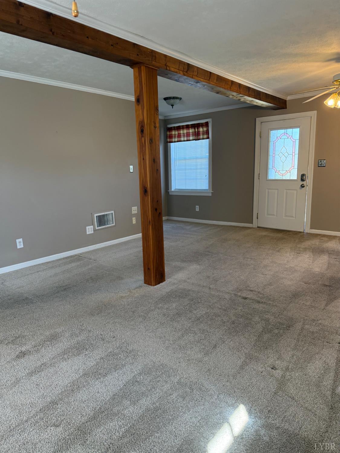 1431 High Peak Road Monroe, VA 24574 - Photo 18 of 24 a view of an empty room with windows