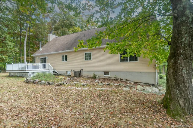 a backyard of a house