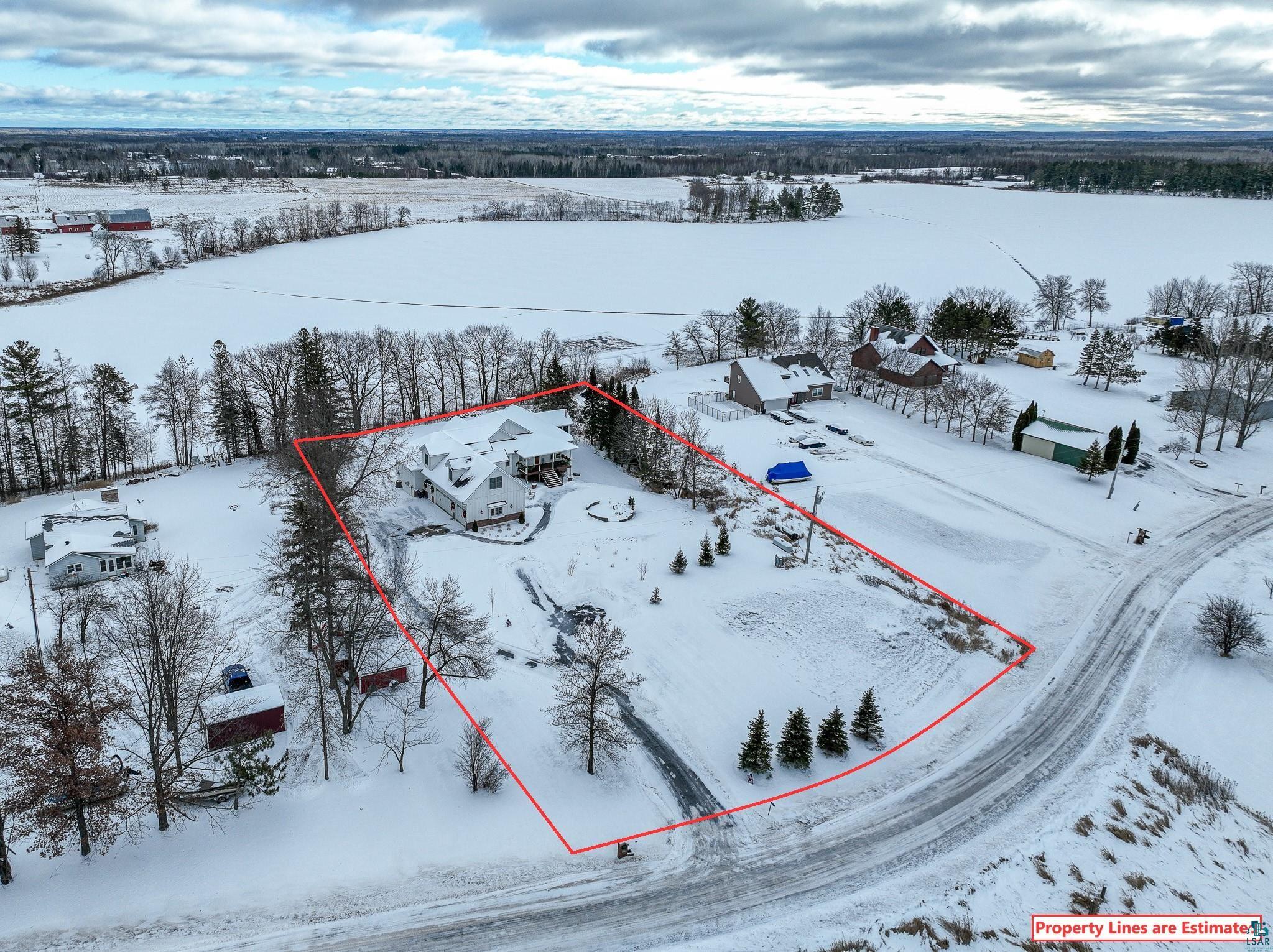 92176 Heppner Road Sturgeon Lake, MN 55783 - Photo 48 of 49 View of snowy aerial view