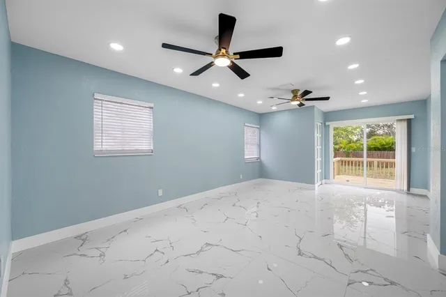 a view of livingroom with an empty space