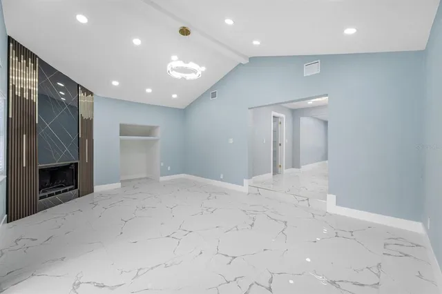 a view of an empty room