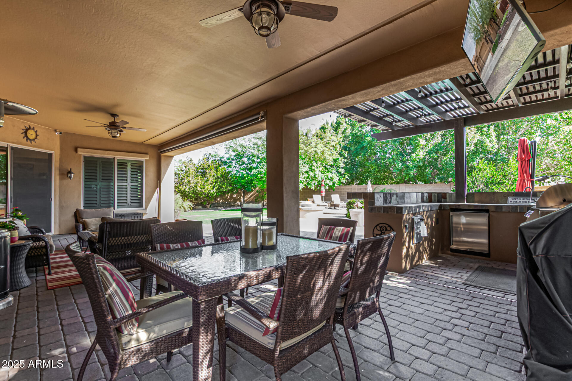5523 West Yearling Road Phoenix, AZ 85083 - Photo 13 of 54 a view of a dining room with furniture window and outside view