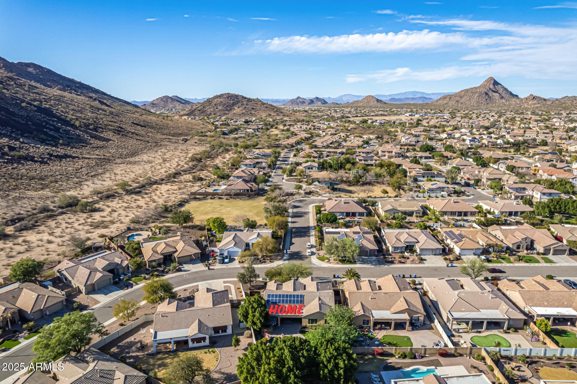 5523 West Yearling Road Phoenix, AZ 85083 - Photo 40 of 54 an aerial view of residential houses with outdoor space