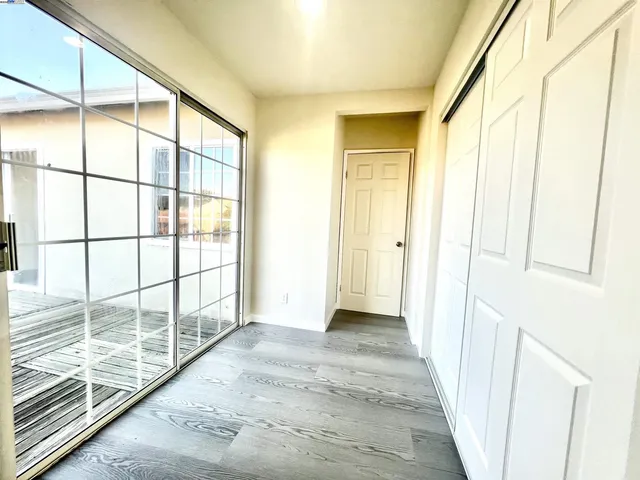 a view of front door