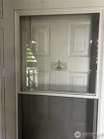 a view of window in a room