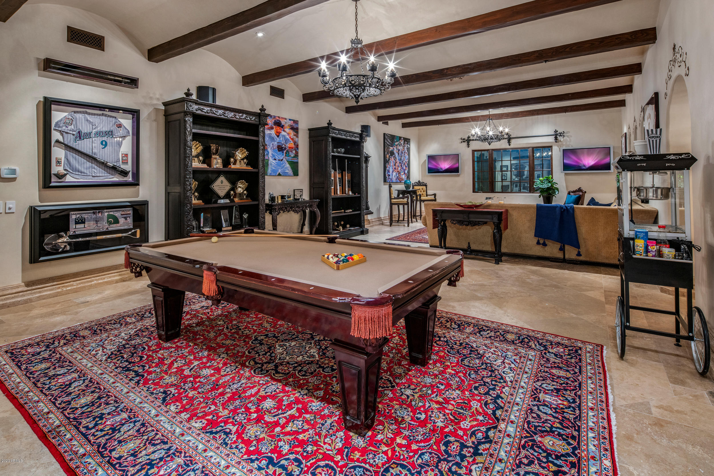 5035 North Invergordon Road Paradise Valley, AZ 85253 - Photo 29 of 43 Billiards Room