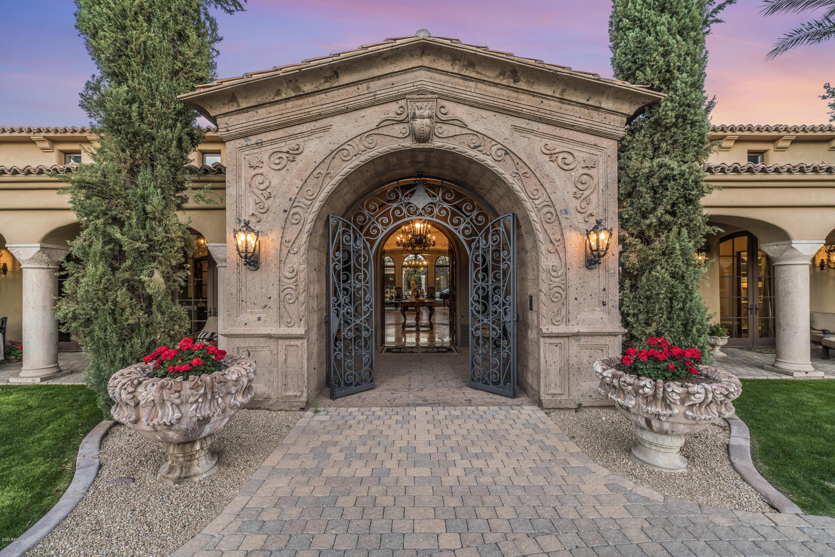 5035 North Invergordon Road Paradise Valley, AZ 85253 - Photo 8 of 43 Iron-Forged Entry