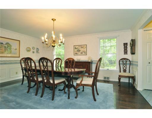 539 Old Mill Road Fox Chapel, PA 15238 - Photo 6 of 17 Dining Room. The dining room is very spacious with hardwood floors, large windows, and elegant picture frame molding. The dining room opens to the foyer and the family room for great flow.