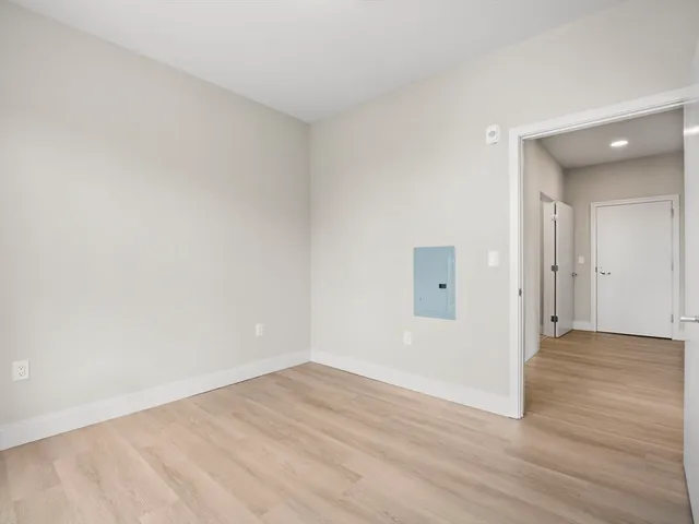 wooden floor in a room