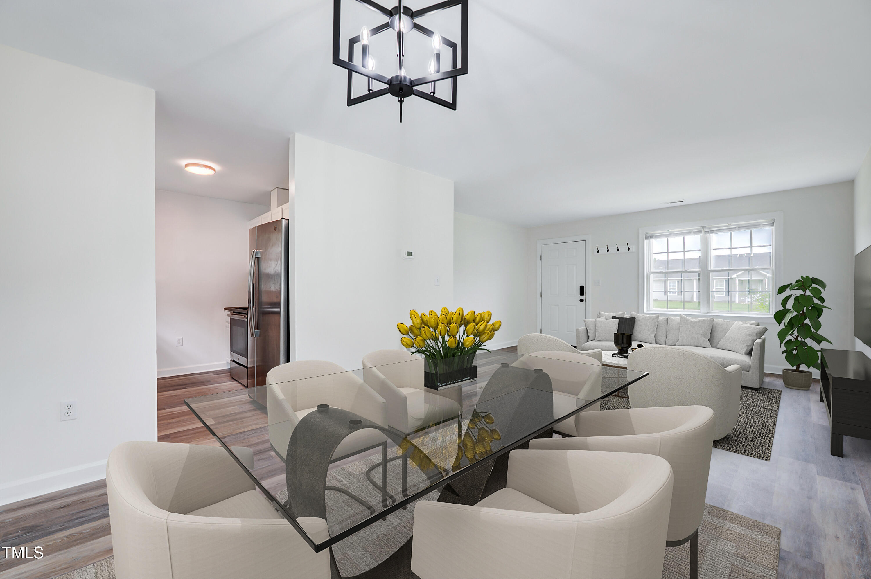 216 Katie Drive Rocky Mount, NC 27803 - Photo 7 of 27 a dining room with furniture and wooden floor