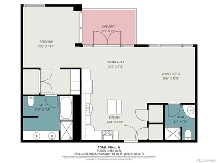 $380,000 | 1401 Wewatta Street, Unit 413, Denver, CO 80202