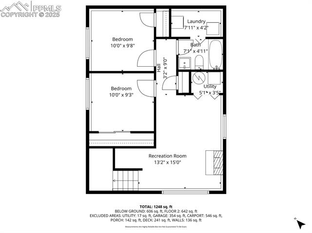 4469 Fenton Road Colorado Springs, CO 80916 - Photo 37 of 38 Downstairs floor plan