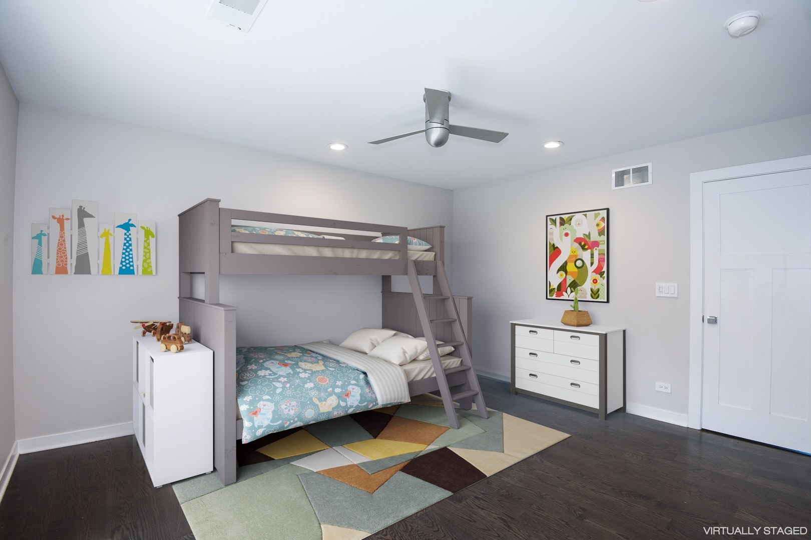 Undisclosed Address Riverwoods, IL 60015 - Photo 23 of 33 a bedroom with a bed and a cabinets