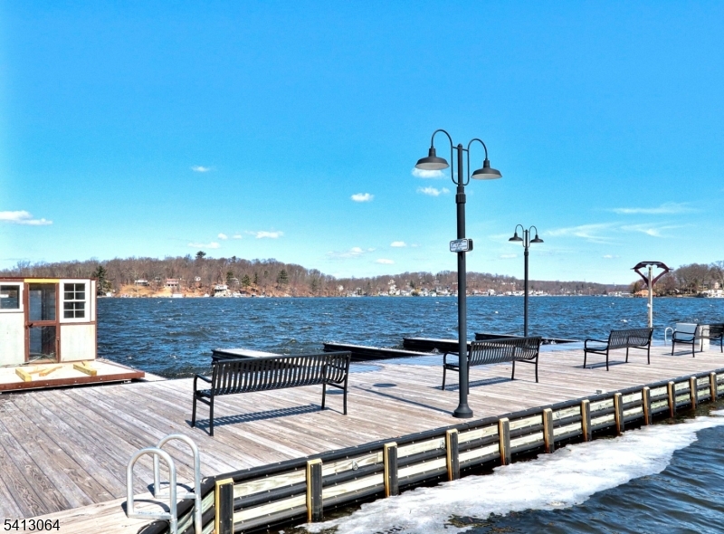 75 Nolans Point Road Lake Hopatcong, NJ 07849 - Photo 46 of 48 a view of a terrace with wooden floor and sitting space