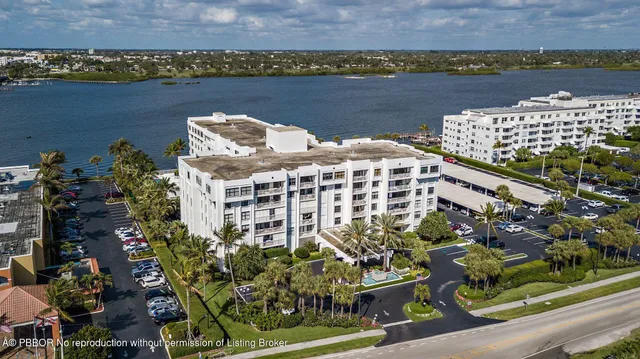 a view of a city with ocean