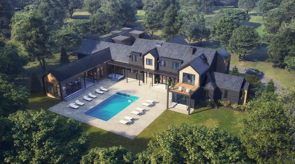 123 Centre Street Dover, MA 02030 - Photo 1 of 11 an aerial view of a house