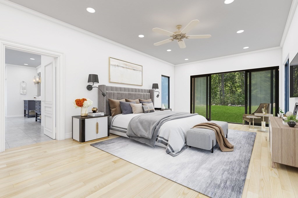 123 Centre Street Dover, MA 02030 - Photo 6 of 11 a spacious bedroom with a large bed and a large window