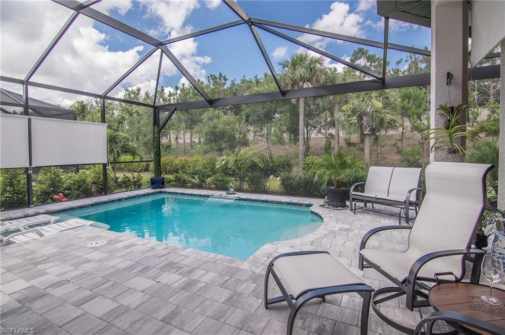 10249 Coconut Road Estero, FL 34135 - Photo 7 of 27 a view of swimming pool with a patio and a yard