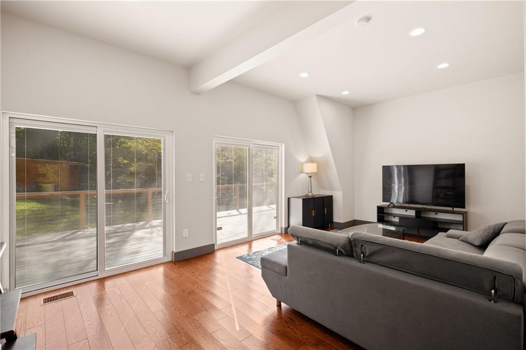 146 Luna Way Markleton, PA 15551 - Photo 20 of 50 a living room with furniture and a flat screen tv
