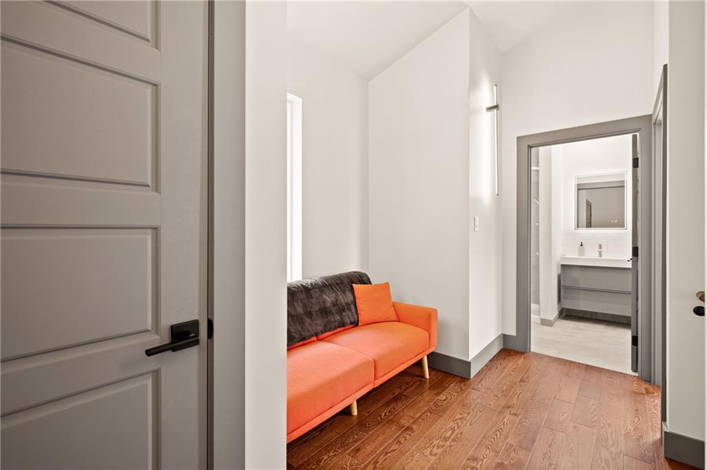 146 Luna Way Markleton, PA 15551 - Photo 26 of 50 a bedroom with a bed and a couch