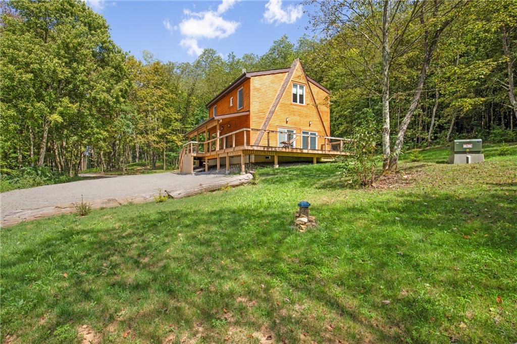 146 Luna Way Markleton, PA 15551 - Photo 4 of 50 a view of a house with a yard