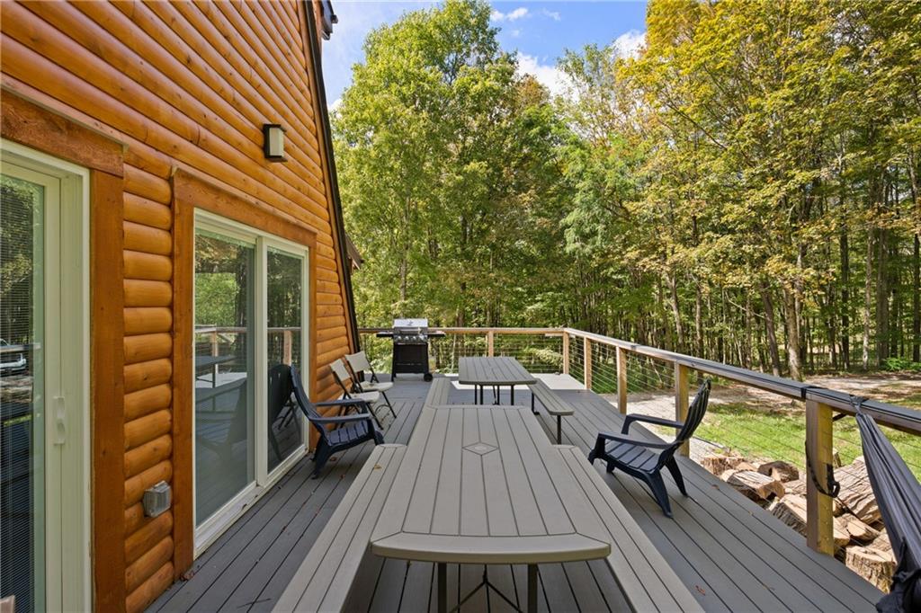 146 Luna Way Markleton, PA 15551 - Photo 41 of 50 a view of balcony with furniture