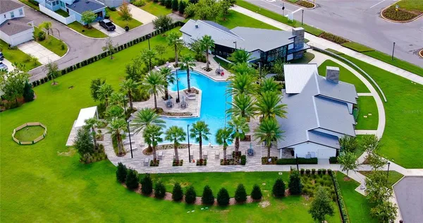 a view of a backyard with a patio