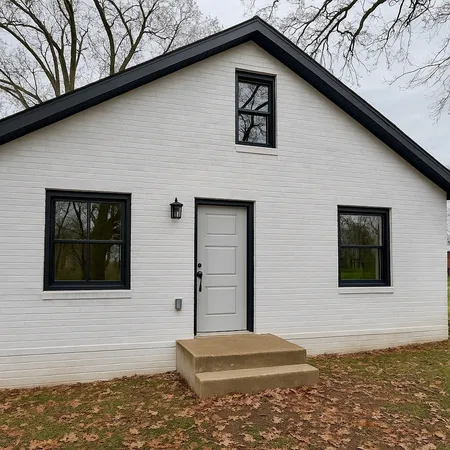 a view of front door of house