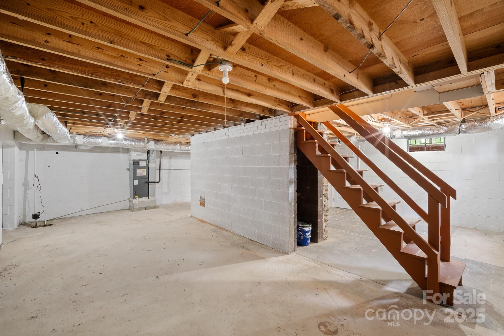 4355 Franklin Community Center Road Salisbury, NC 28144 - Photo 22 of 28 a view of a room with wooden walls