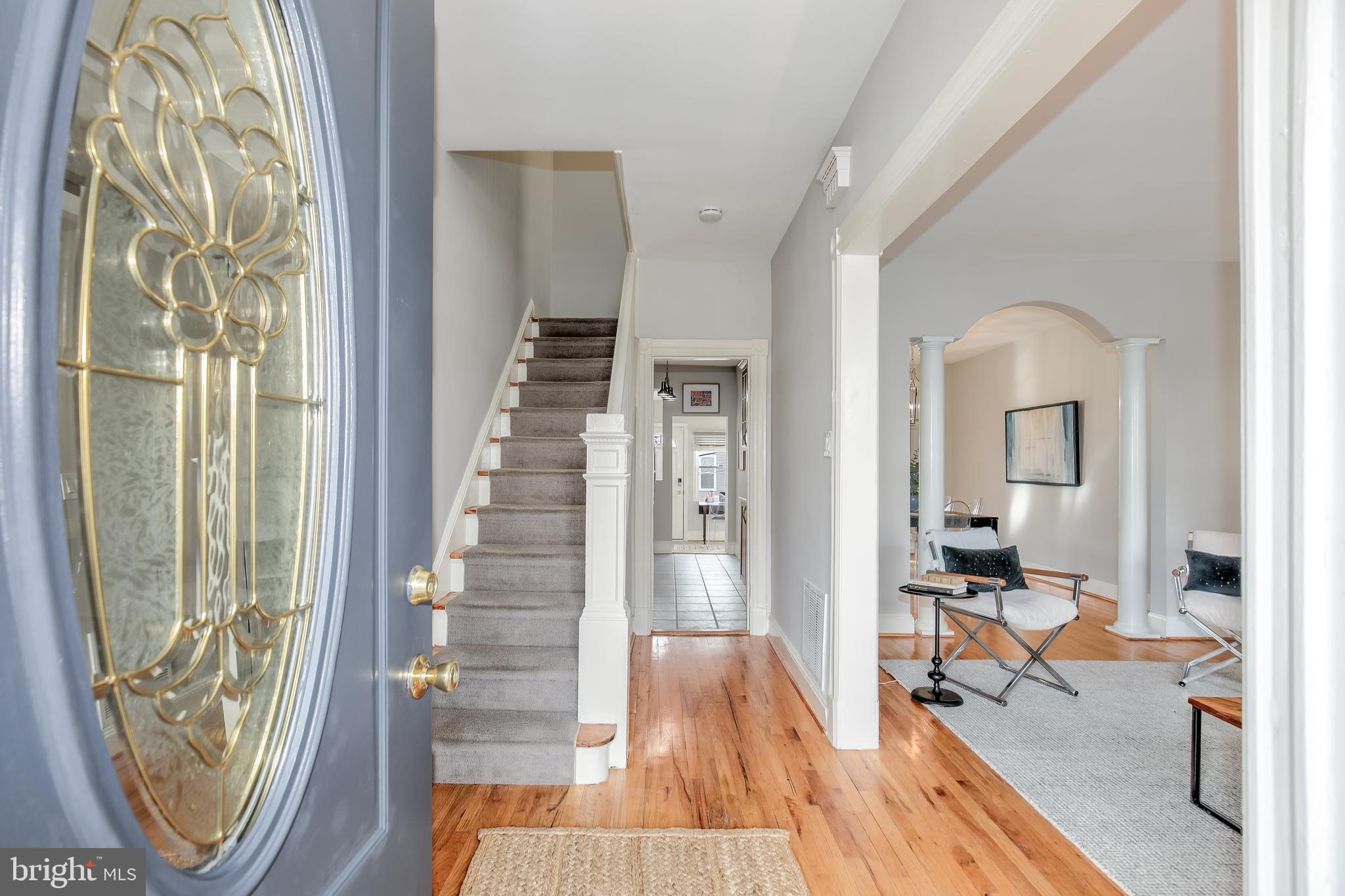 1932 First Street Northeast Washington, DC 20002 - Photo 2 of 21 a living room with furniture and a wooden floor