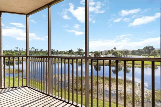 a view of city from a balcony