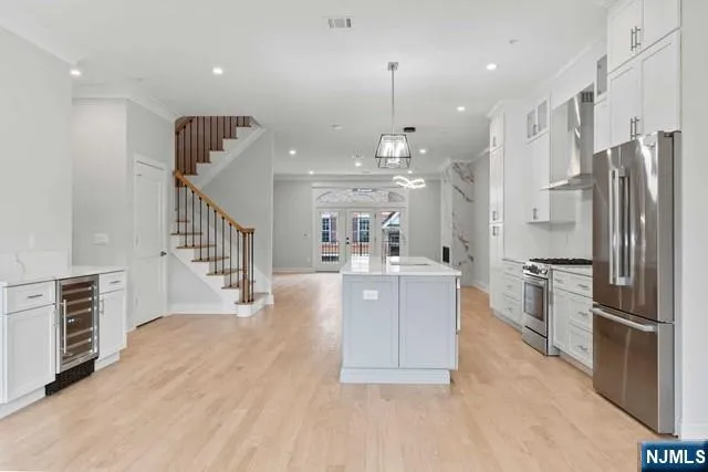 a view of a house with wooden floor