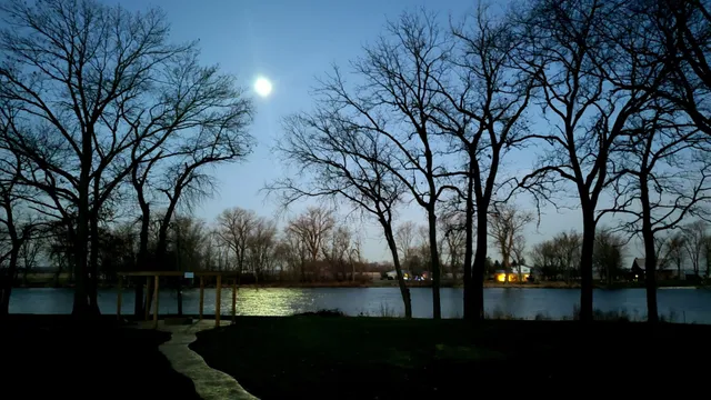 a view of outdoor space with green space