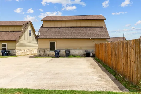 a front view of house with garage