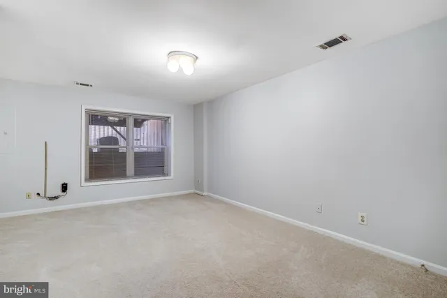 a view of empty room