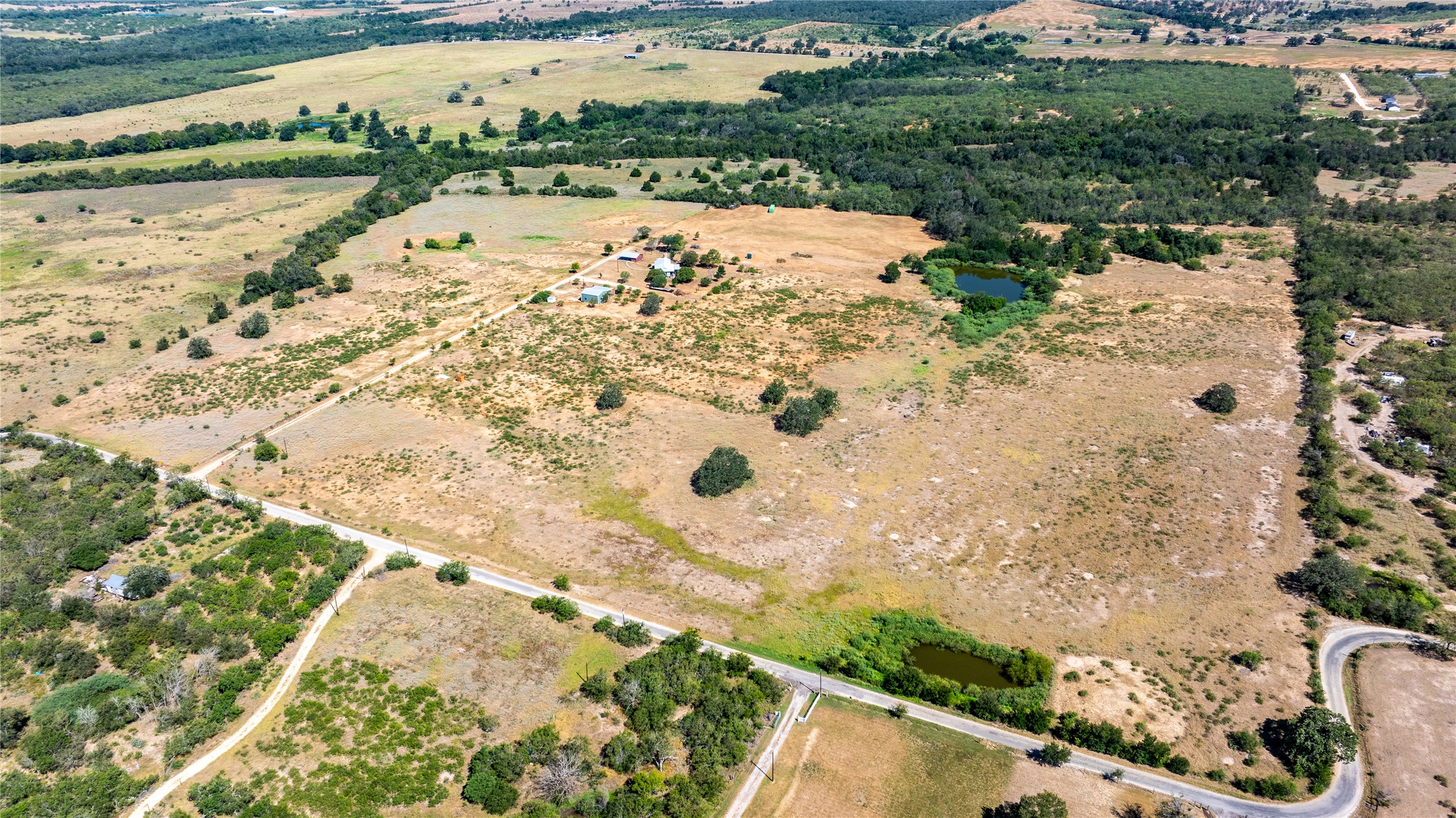 Lot 3 Tumbleweed Trail Dale, TX 78616 - Photo 6 of 20 Aerial overview of property's location with rural landscape