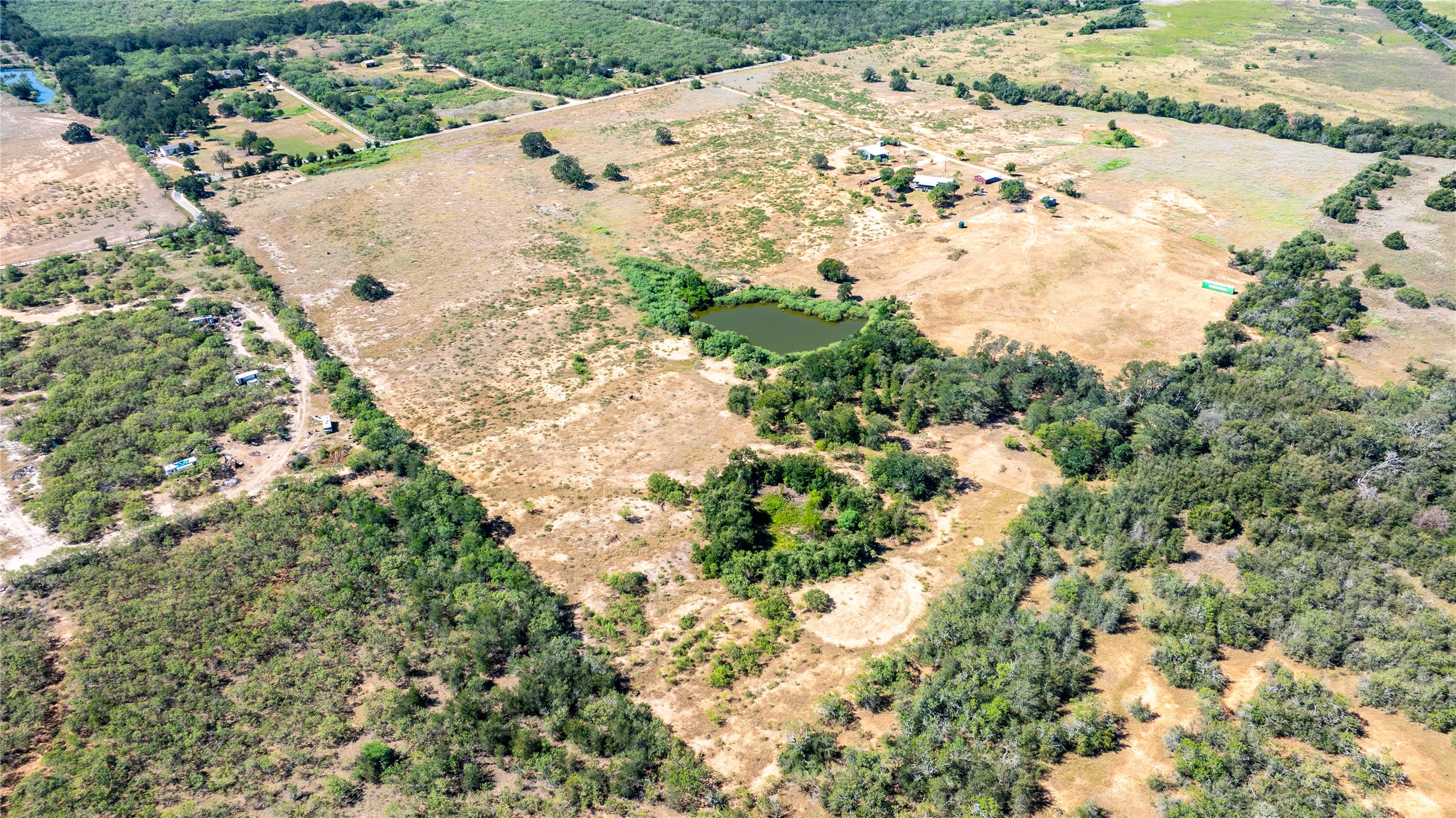 Lot 3 Tumbleweed Trail Dale, TX 78616 - Photo 8 of 20 Aerial overview of property's location with rural landscape