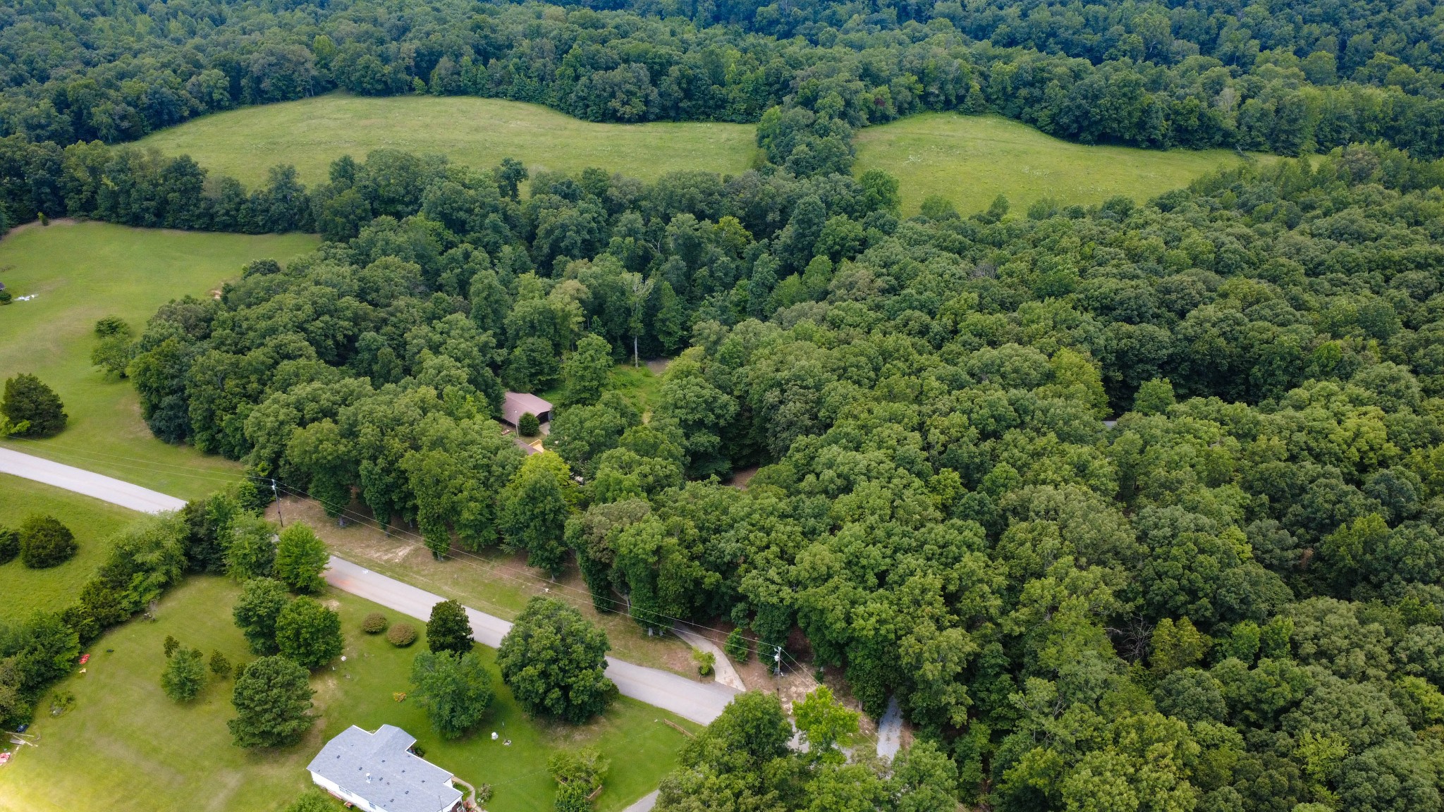 887 Harvey Road Cumberland Furnace, TN 37051 - Photo 37 of 72 an aerial view of a house with a yard