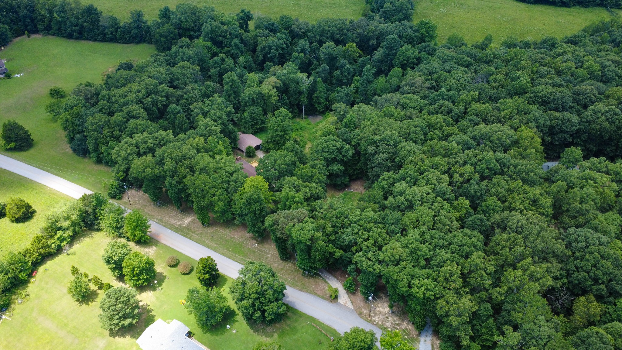 887 Harvey Road Cumberland Furnace, TN 37051 - Photo 43 of 72 an aerial view of a house with a yard